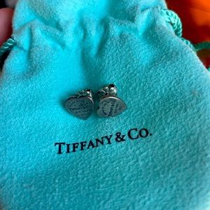 Tiffany & Co. Heart Tag Stud Earrings